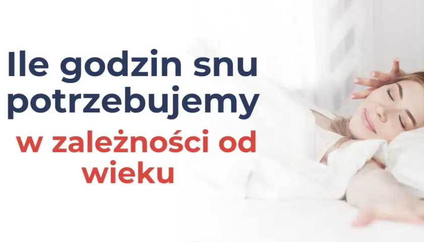 Ile powinno spać dziecko? Tabela snu dla maluchów i starszych dzieci. Zdjęcie przedstawia uśmiechniętą, śpiącą kobietę.
