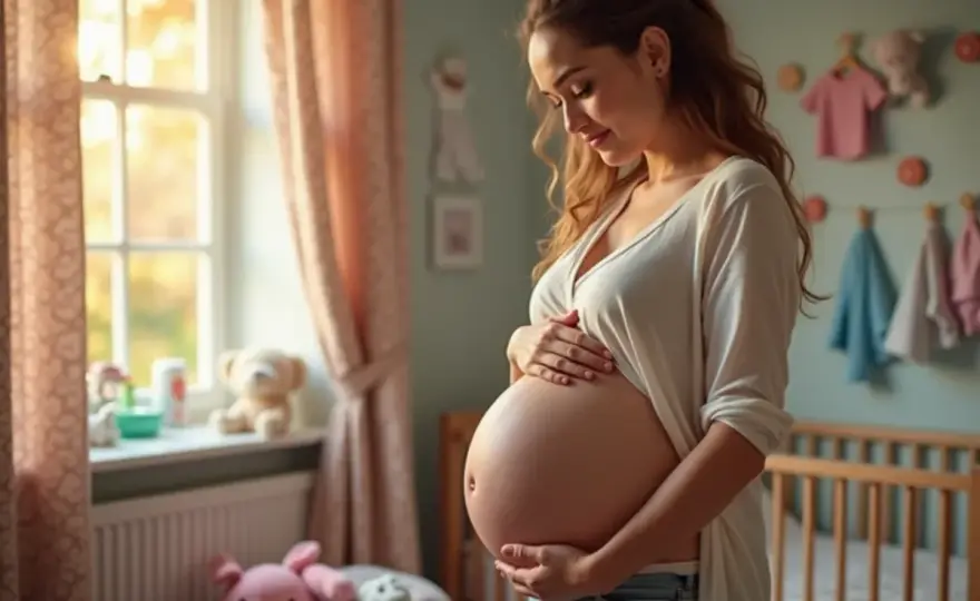 Ile przybiera dziecko w 9 miesiącu ciąży? Normy i kiedy reagować
